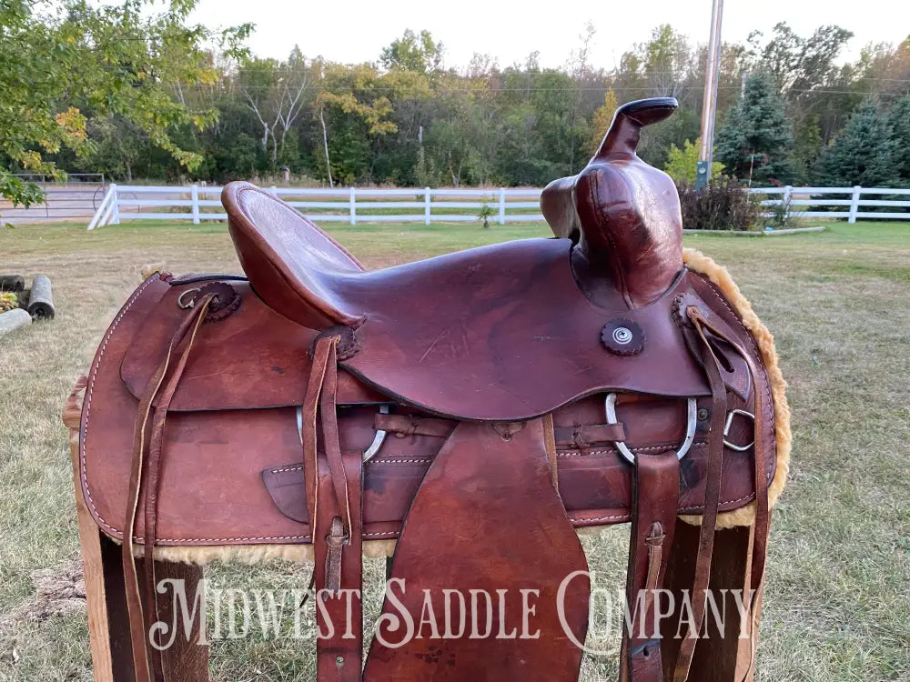 15” Bear Trap Western Saddle