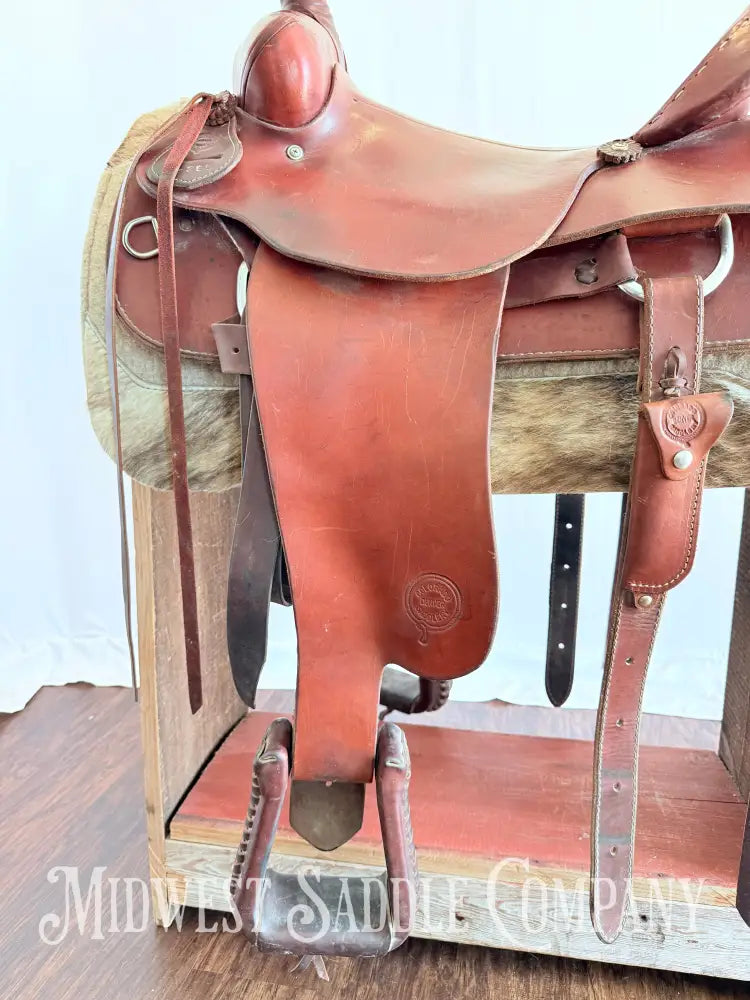 16” Colorado Saddlery Western Roping Saddle with Breast Collar Wide Fit