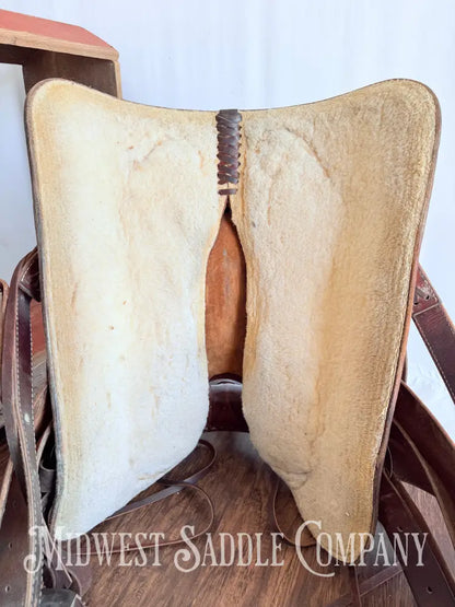16” Colorado Saddlery Western Roping Saddle with Breast Collar Wide Fit