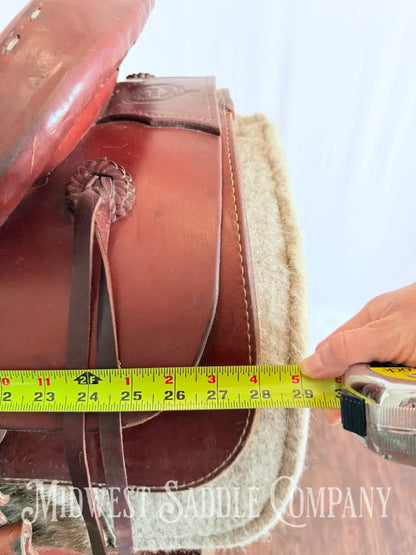 16” Colorado Saddlery Western Roping Saddle with Breast Collar Wide Fit