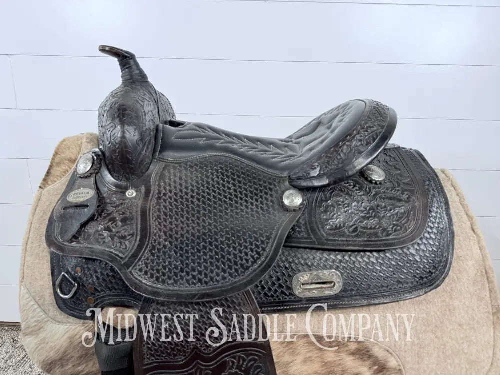 15.5” Nevada Saddlery Western Trail Saddle Lightweight - FQHB