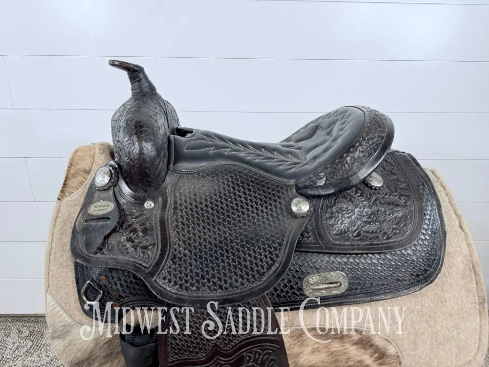 15.5” Nevada Saddlery Western Trail Saddle Lightweight - FQHB