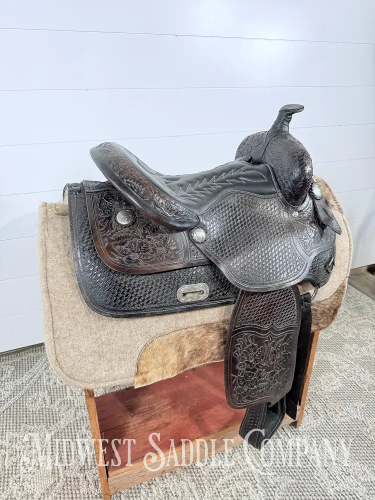 15.5” Nevada Saddlery Western Trail Saddle Lightweight - FQHB