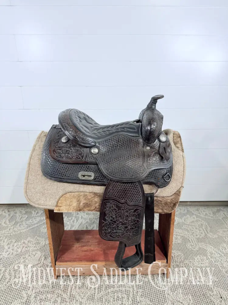 15.5” Nevada Saddlery Western Trail Saddle Lightweight - FQHB