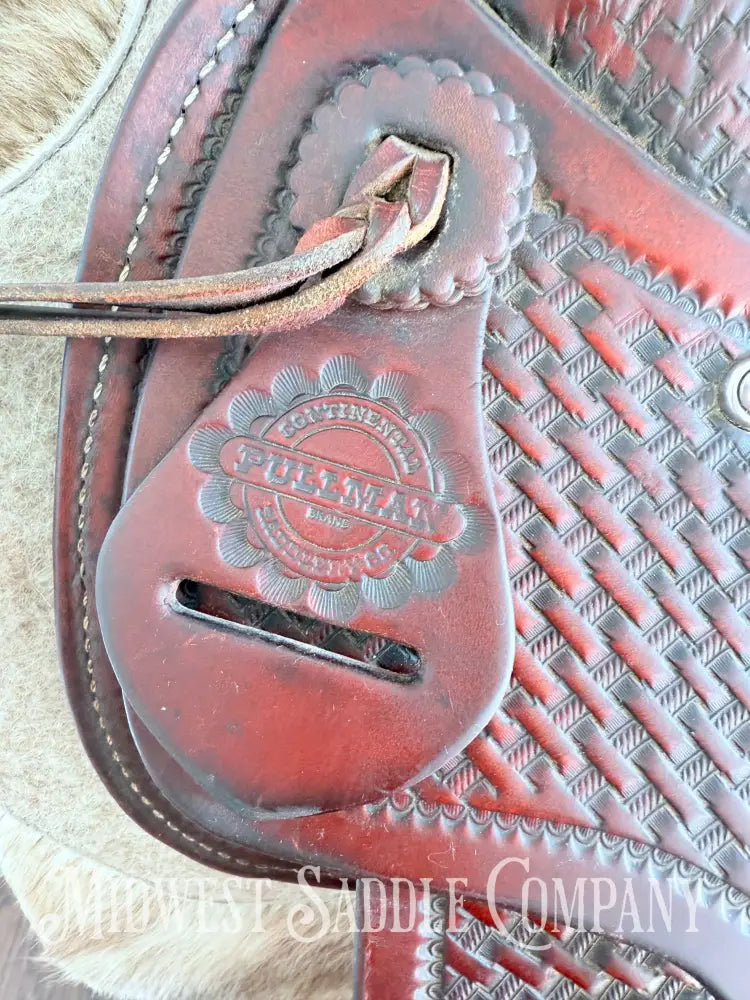 15.5” Pullman Continental Saddlery Western Roping Saddle Western Saddle