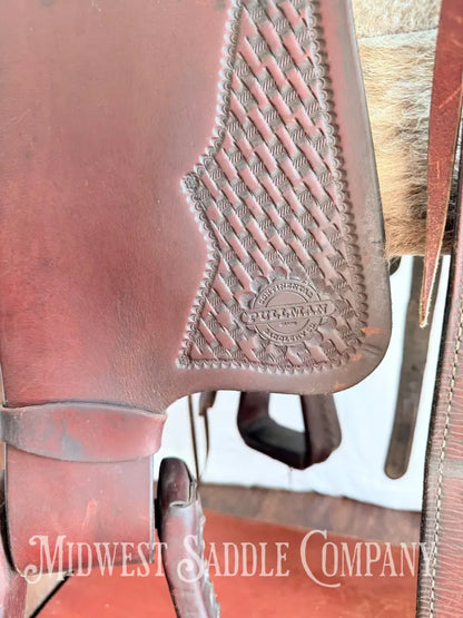 15.5” Pullman Continental Saddlery Western Roping Saddle Western Saddle