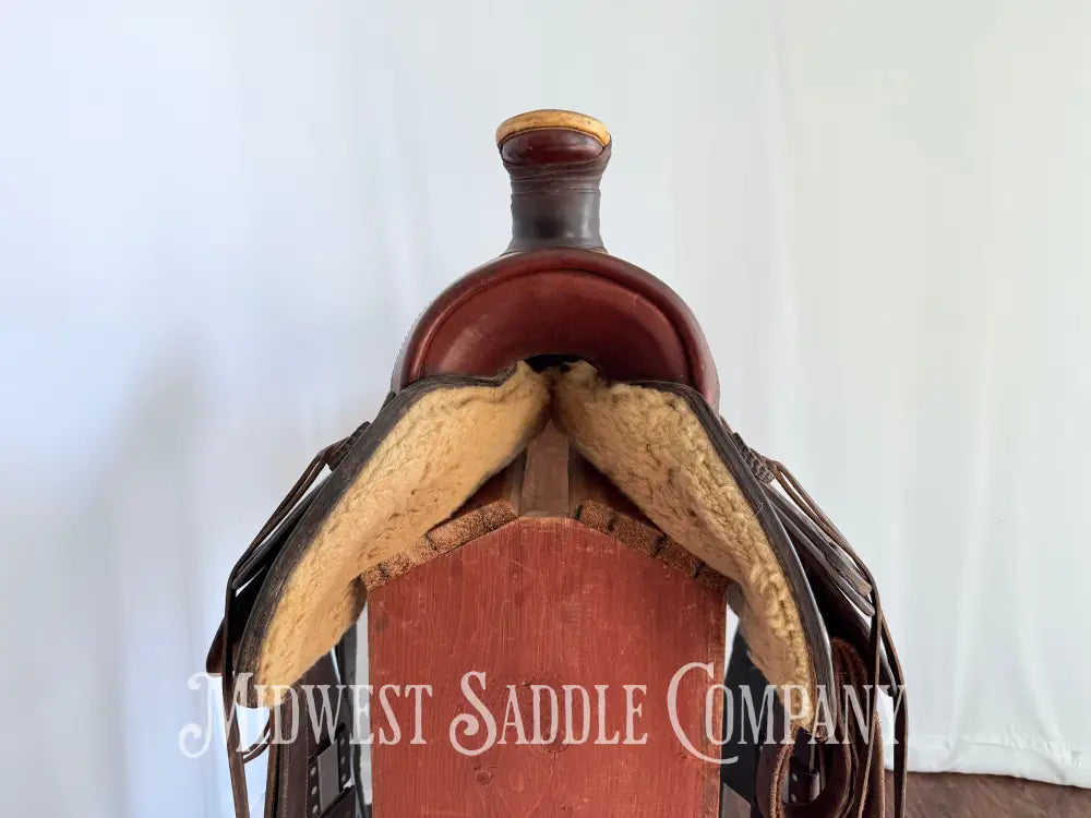 15.5” Pullman Continental Saddlery Western Roping Saddle Western Saddle