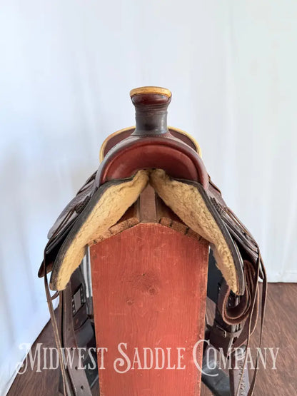15.5” Pullman Continental Saddlery Western Roping Saddle Western Saddle