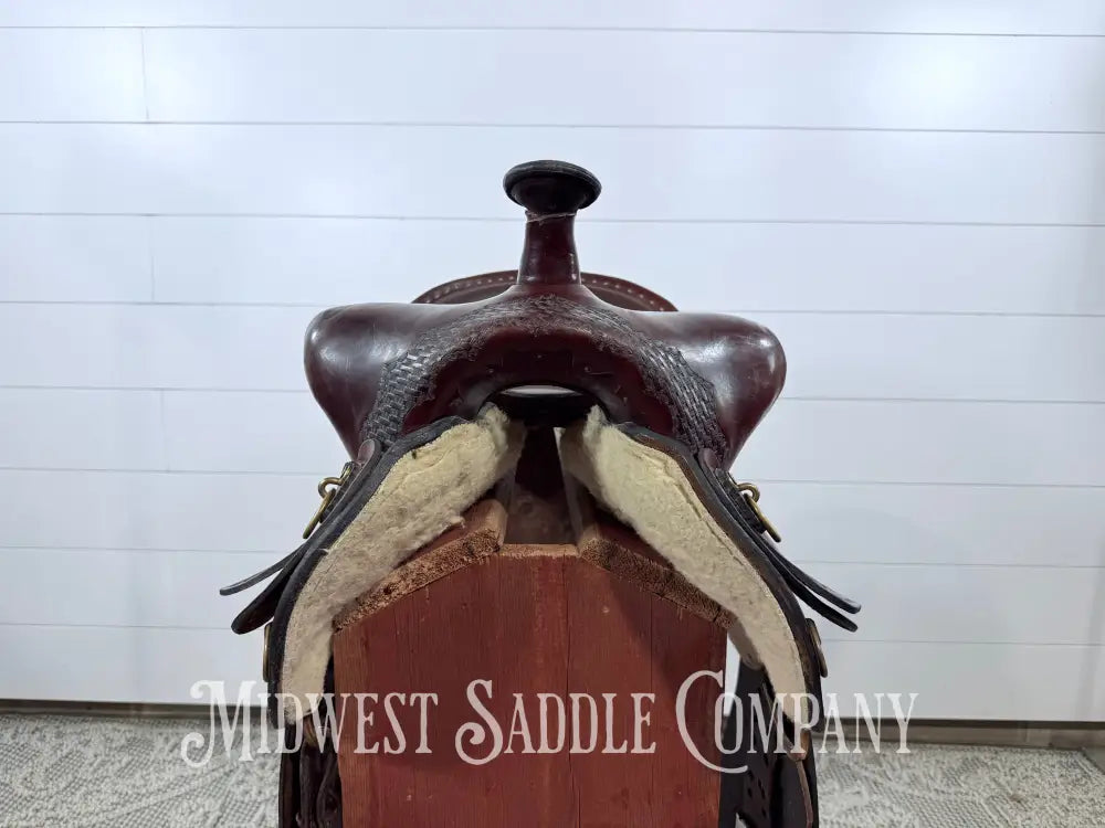 15’’ American Saddlery “The Mule Tamer” Western High Back Trail Saddle - 7” Gullet Western Saddle