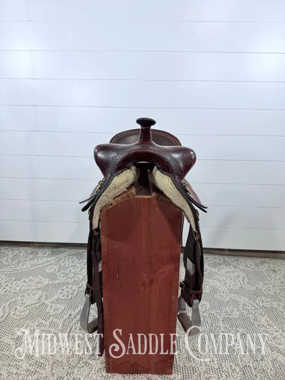 15’’ American Saddlery “The Mule Tamer” Western High Back Trail Saddle - 7” Gullet Western Saddle