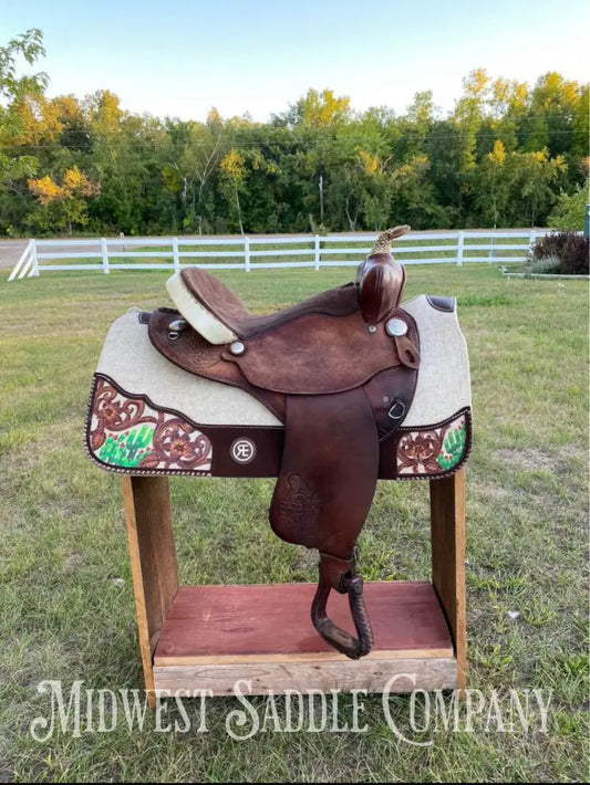 15’ American Saddlery Western Barrel Saddle