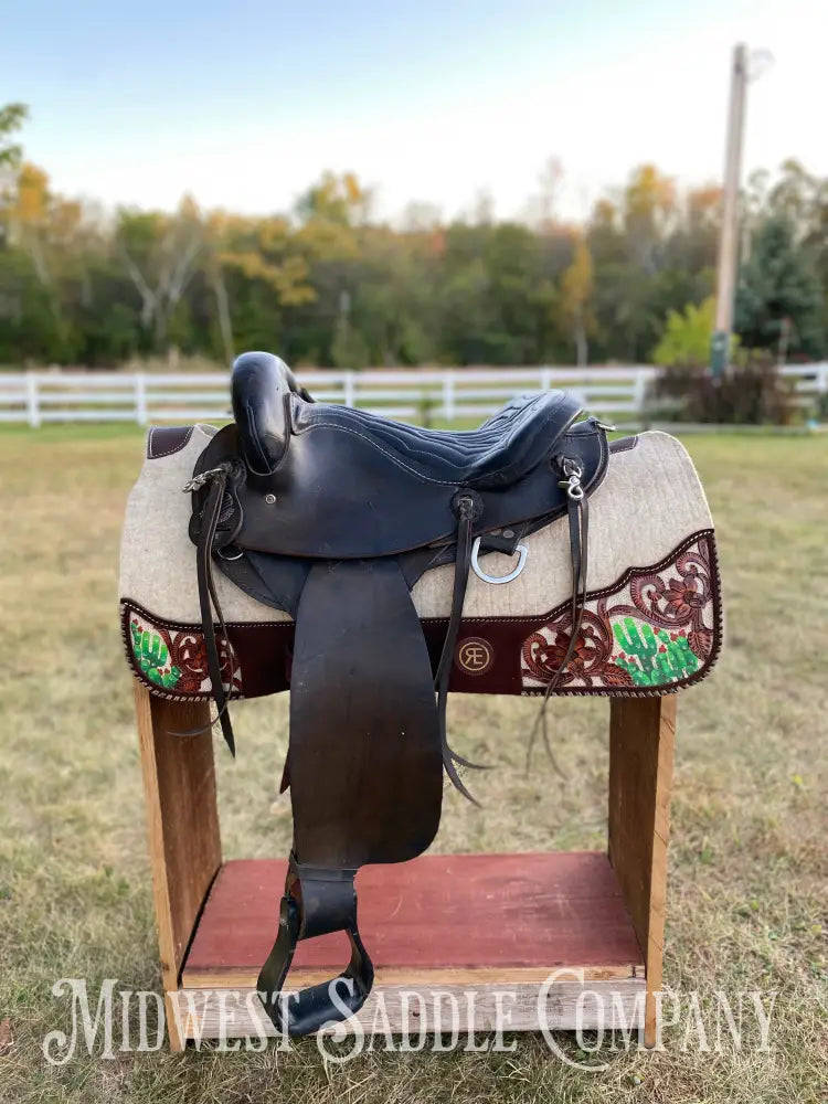 15” American Saddlery Western Endurance Saddle 801 - Fqhb