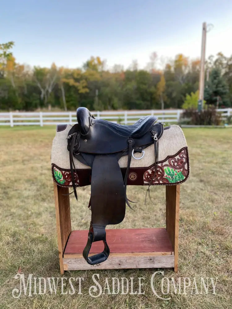 15” American Saddlery Western Endurance Saddle 801 - Fqhb