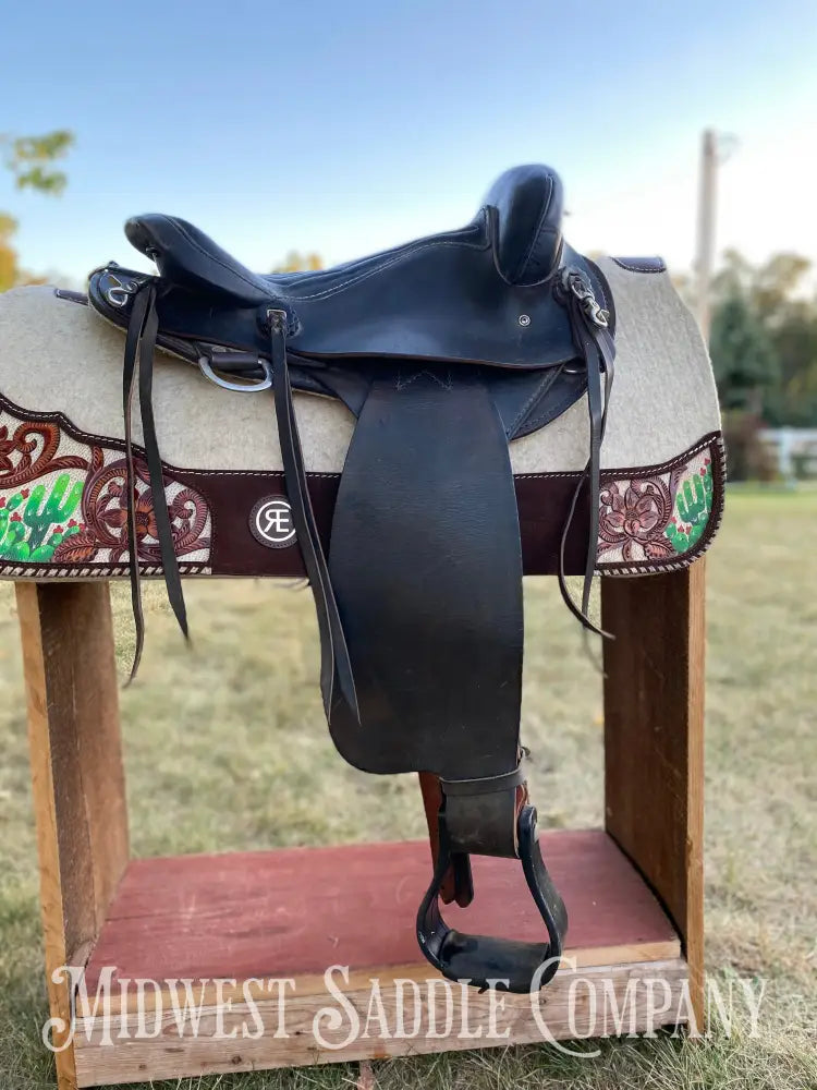 15” American Saddlery Western Endurance Saddle 801 - Fqhb