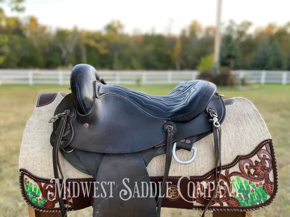 15” American Saddlery Western Endurance Saddle 801 - Fqhb