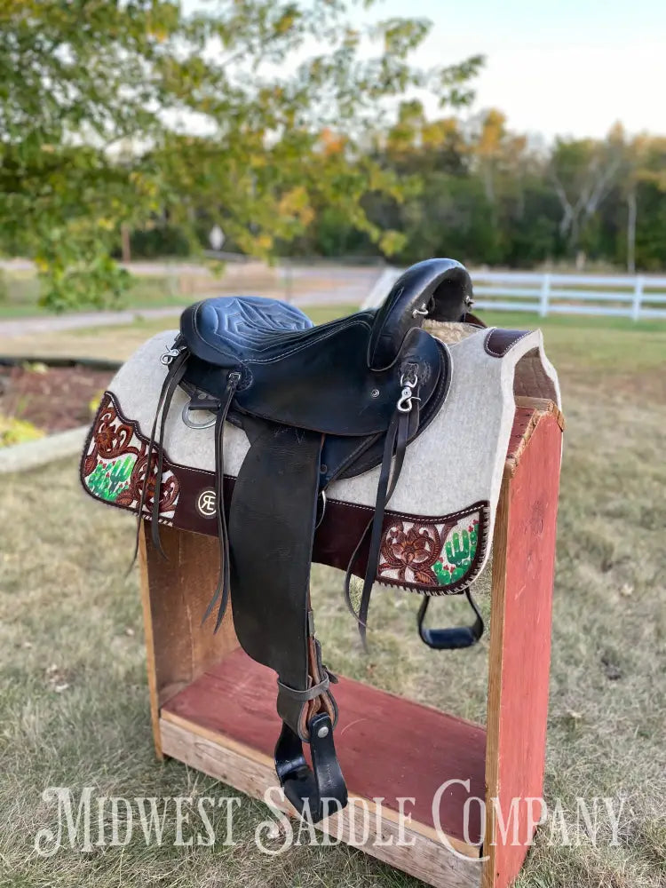 15” American Saddlery Western Endurance Saddle 801 - Fqhb