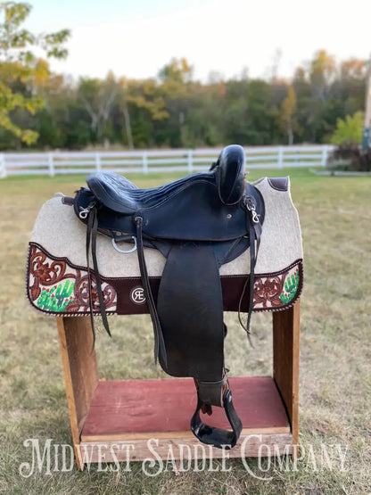 15” American Saddlery Western Endurance Saddle 801 - Fqhb