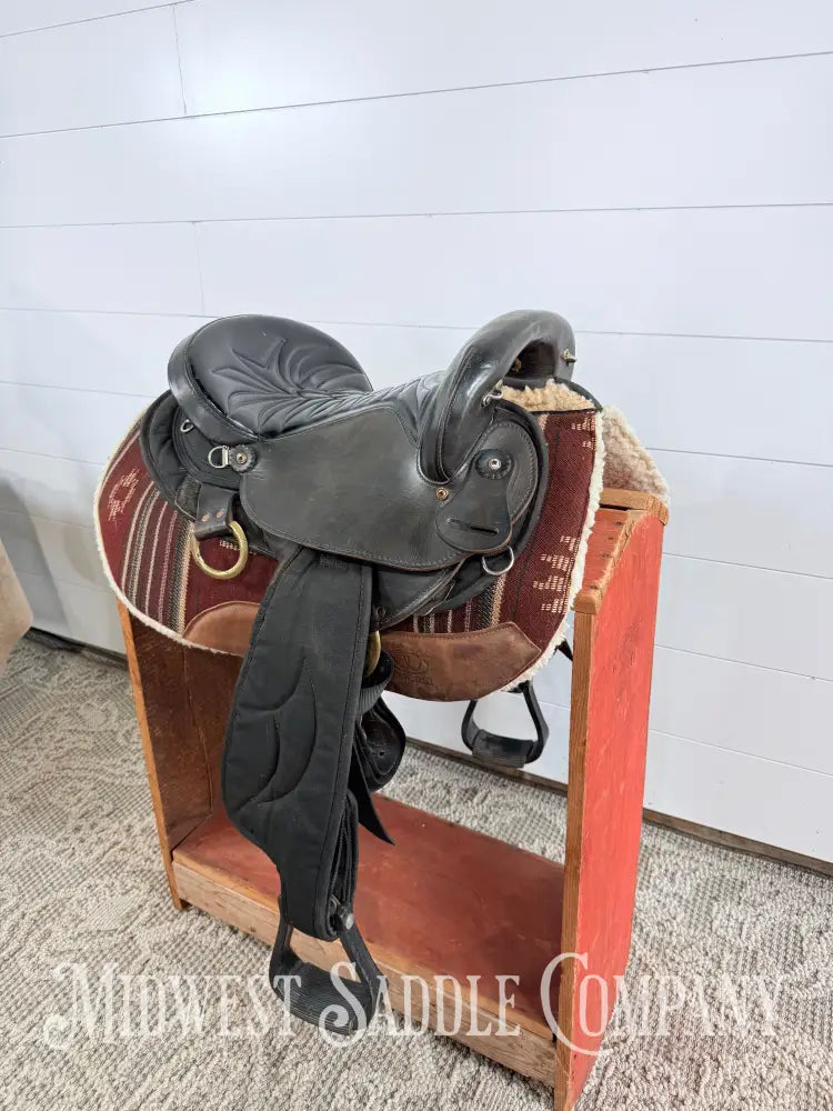 15” Big Horn Western Endurance Cordura Saddle No. 119 Center Fire SQHB 6” Gullet - Endurance Saddle