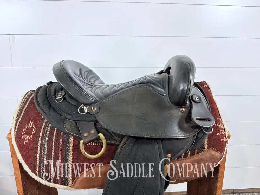 15” Big Horn Western Endurance Cordura Saddle No. 119 Center Fire SQHB 6” Gullet - Endurance Saddle