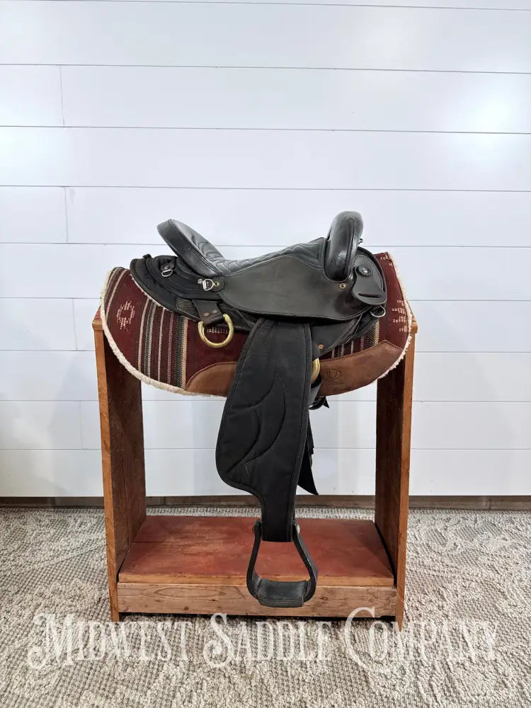 15” Big Horn Western Endurance Cordura Saddle No. 119 Center Fire SQHB 6” Gullet - Endurance Saddle