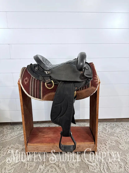 15” Big Horn Western Endurance Cordura Saddle No. 119 Center Fire SQHB 6” Gullet - Endurance Saddle