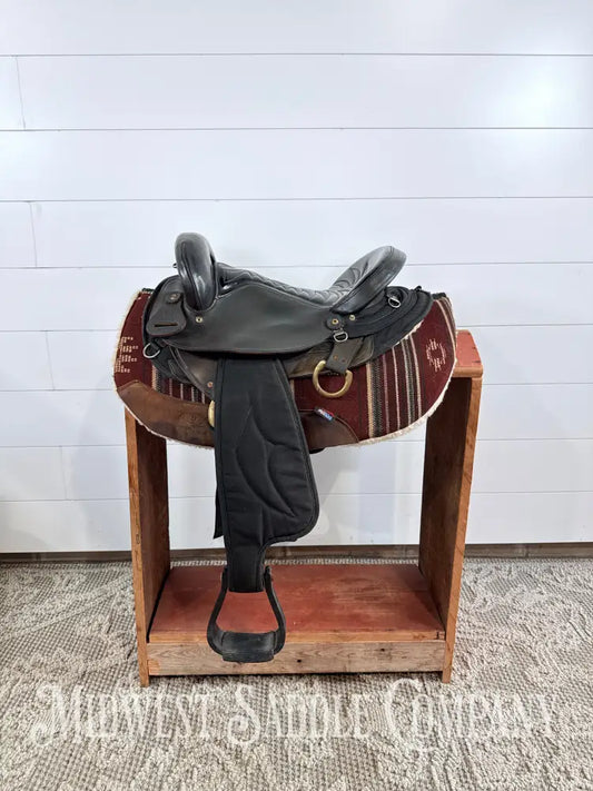 15” Big Horn Western Endurance Cordura Saddle No. 119 Center Fire SQHB 6” Gullet - Endurance Saddle