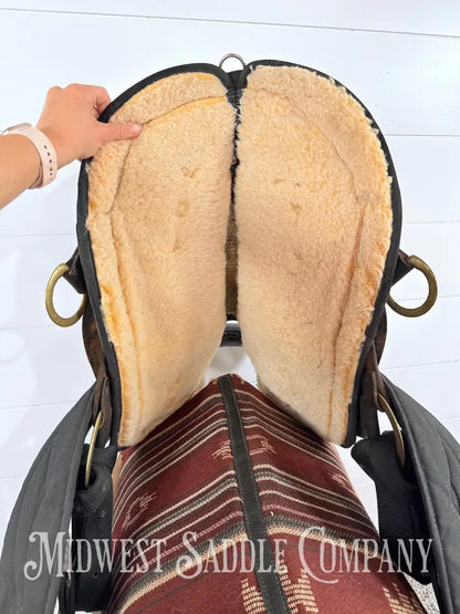 15” Big Horn Western Endurance Cordura Saddle No. 119 Center Fire SQHB 6” Gullet - Endurance Saddle