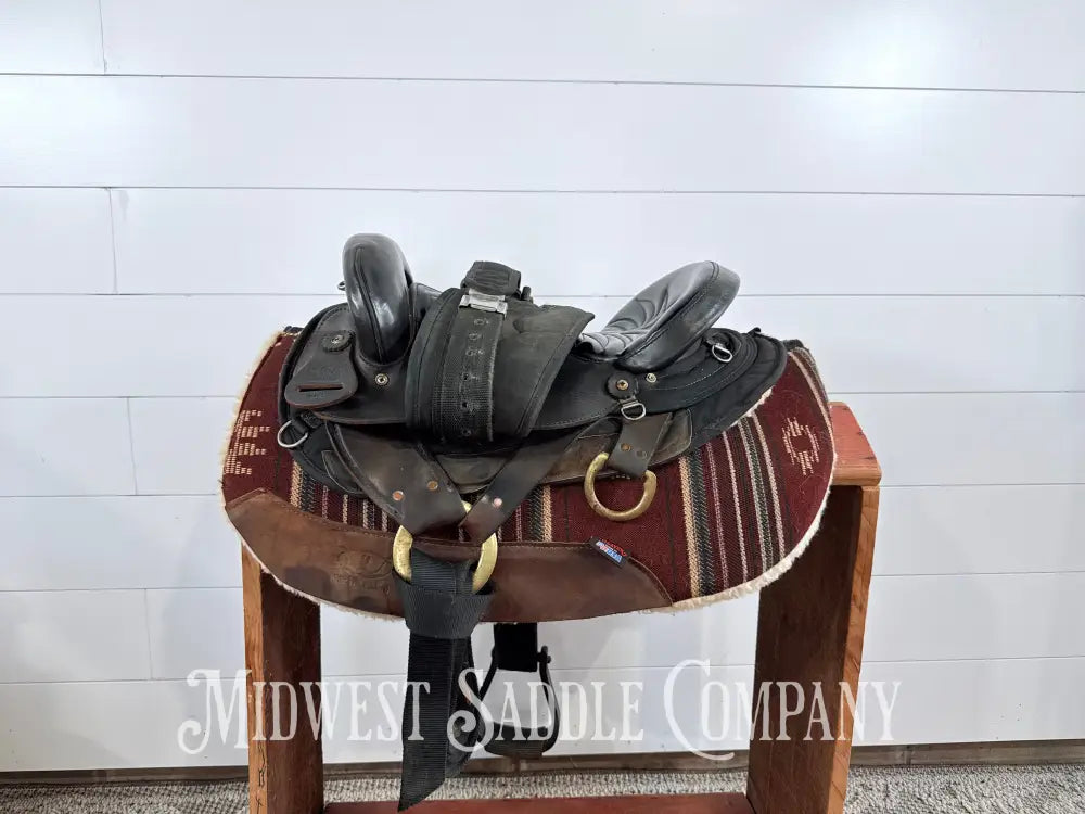 15” Big Horn Western Endurance Cordura Saddle No. 119 Center Fire SQHB 6” Gullet - Endurance Saddle