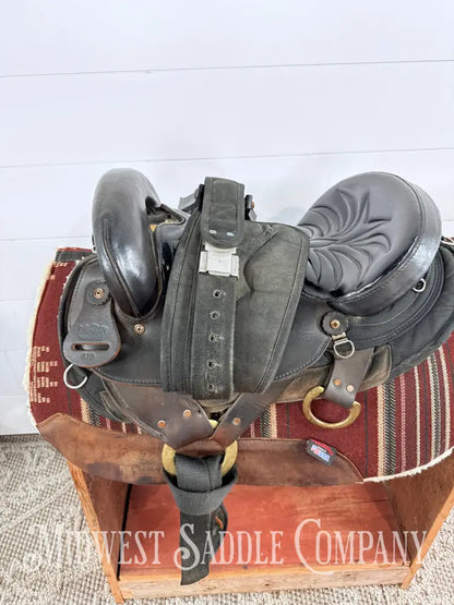 15” Big Horn Western Endurance Cordura Saddle No. 119 Center Fire SQHB 6” Gullet - Endurance Saddle