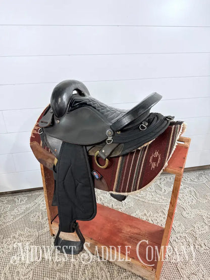 15” Big Horn Western Endurance Cordura Saddle No. 119 Center Fire SQHB 6” Gullet - Endurance Saddle