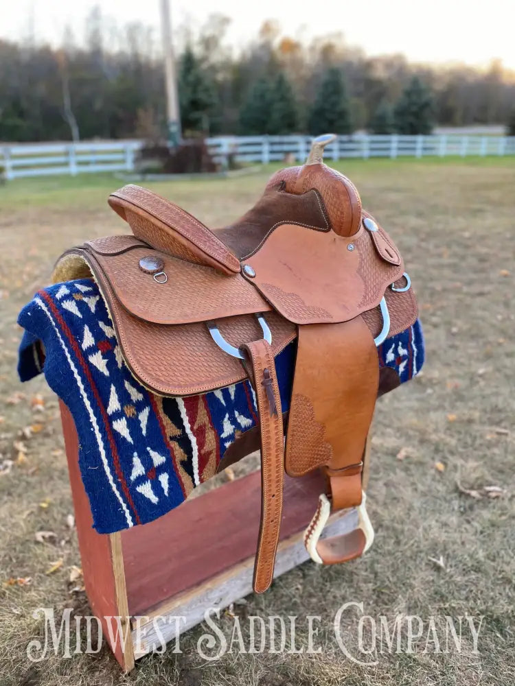 15” Circle P Saddles Western Pleasure Saddle