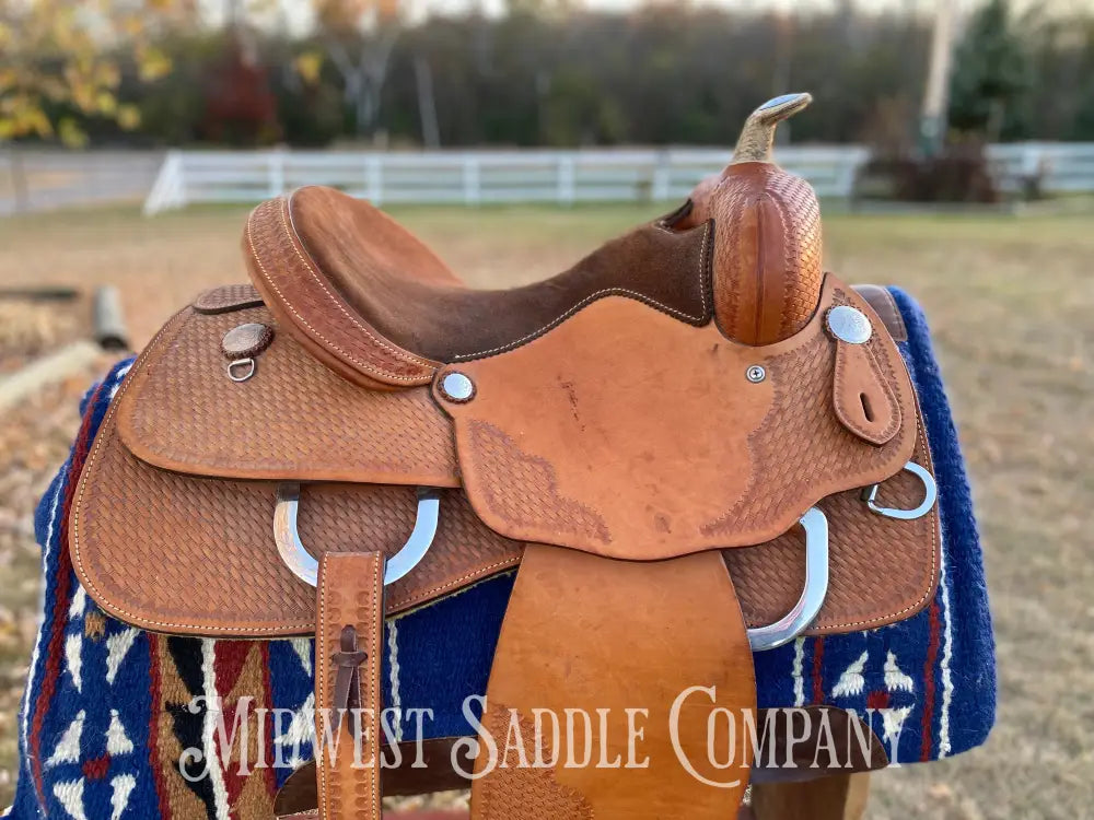 15” Circle P Saddles Western Pleasure Saddle