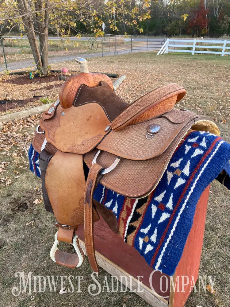 15” Circle P Saddles Western Pleasure Saddle