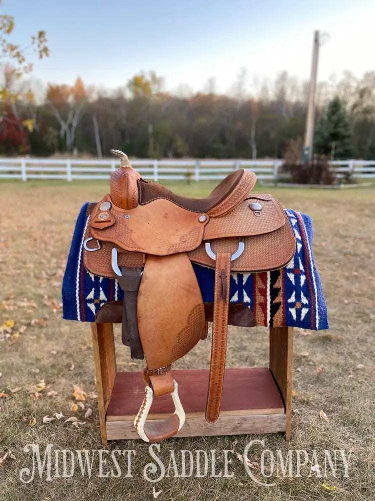 15” Circle P Saddles Western Pleasure Saddle