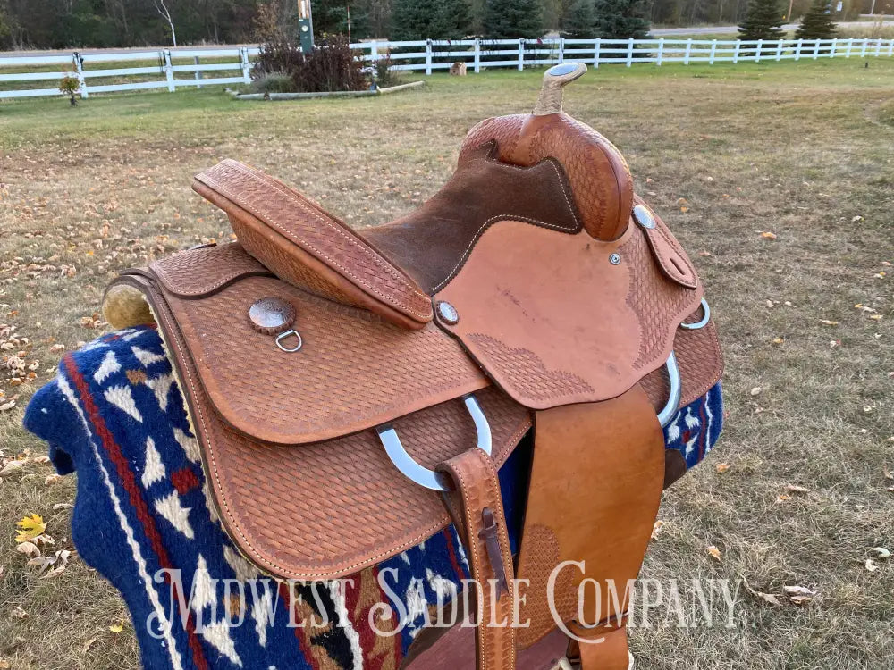 15” Circle P Saddles Western Pleasure Saddle