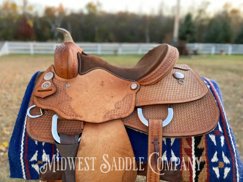 15” Circle P Saddles Western Pleasure Saddle