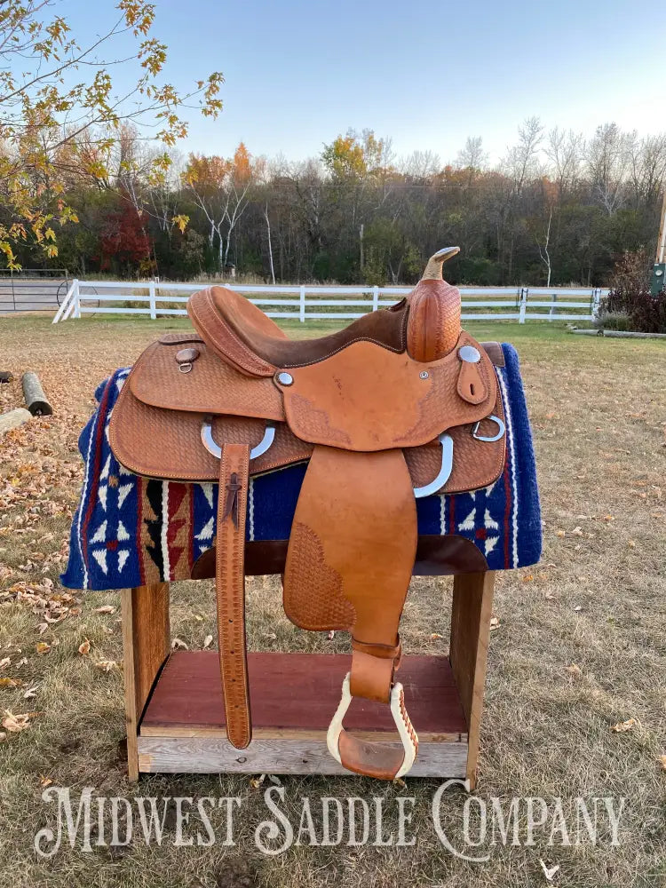 15” Circle P Saddles Western Pleasure Saddle