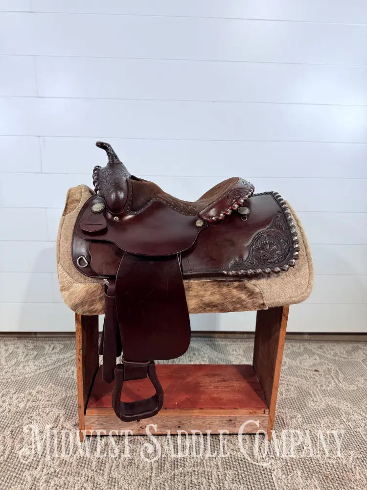 15” Circle Y Equitation Western Saddle Regular Tree