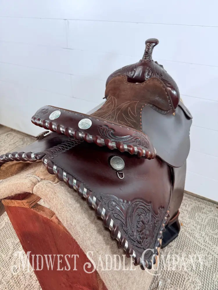 15” Circle Y Equitation Western Saddle Regular Tree