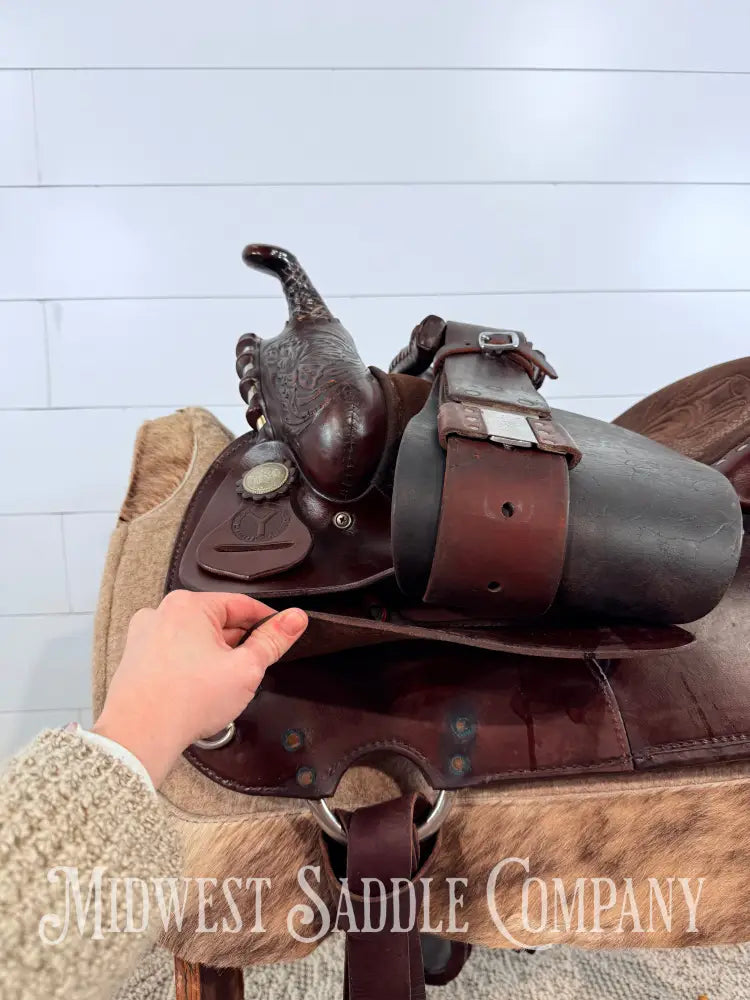 15” Circle Y Equitation Western Saddle Regular Tree