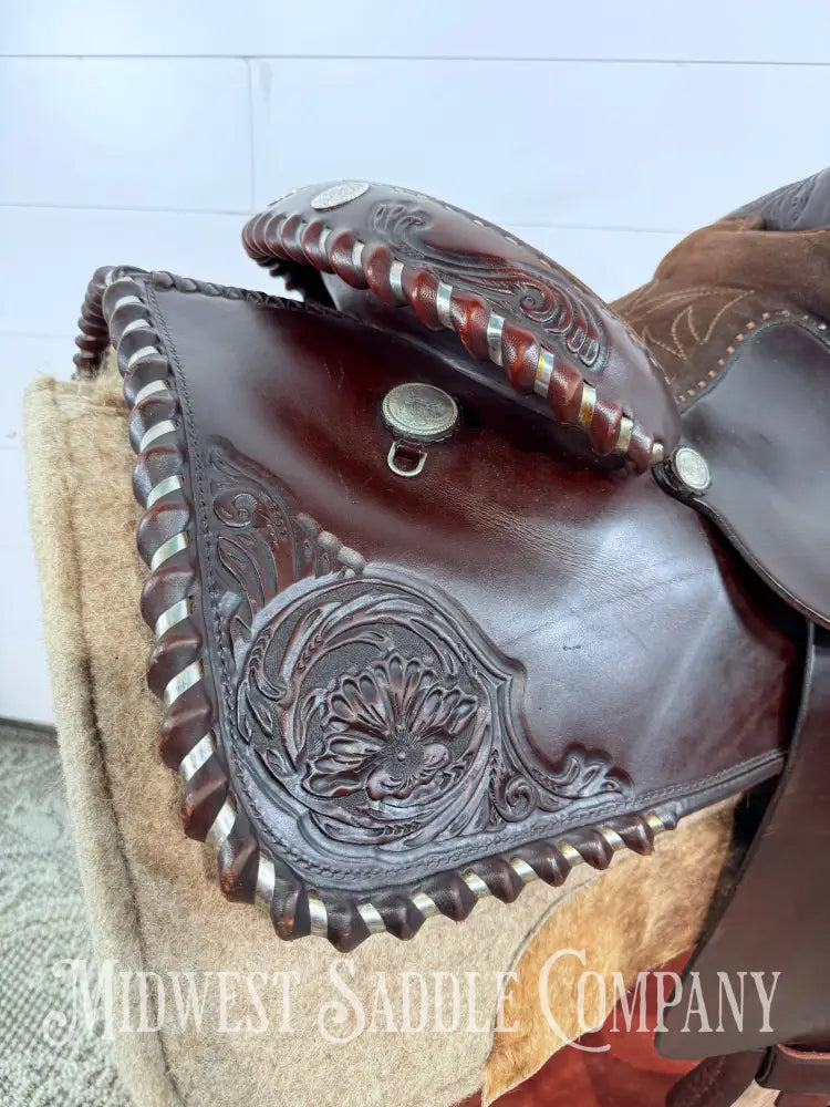 15” Circle Y Equitation Western Saddle Regular Tree