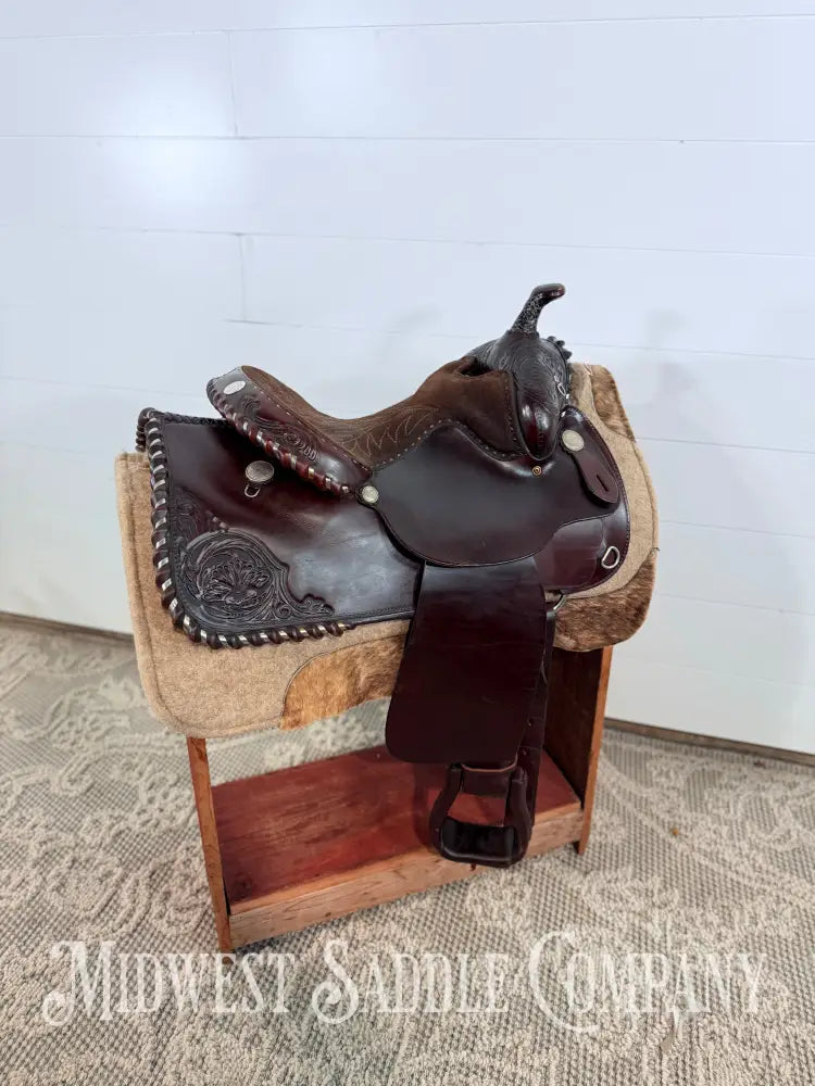 15” Circle Y Equitation Western Saddle Regular Tree
