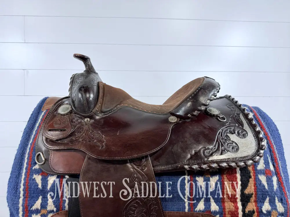 15” Circle Y Equitation Western Show Saddle Wide Fit Western Saddle