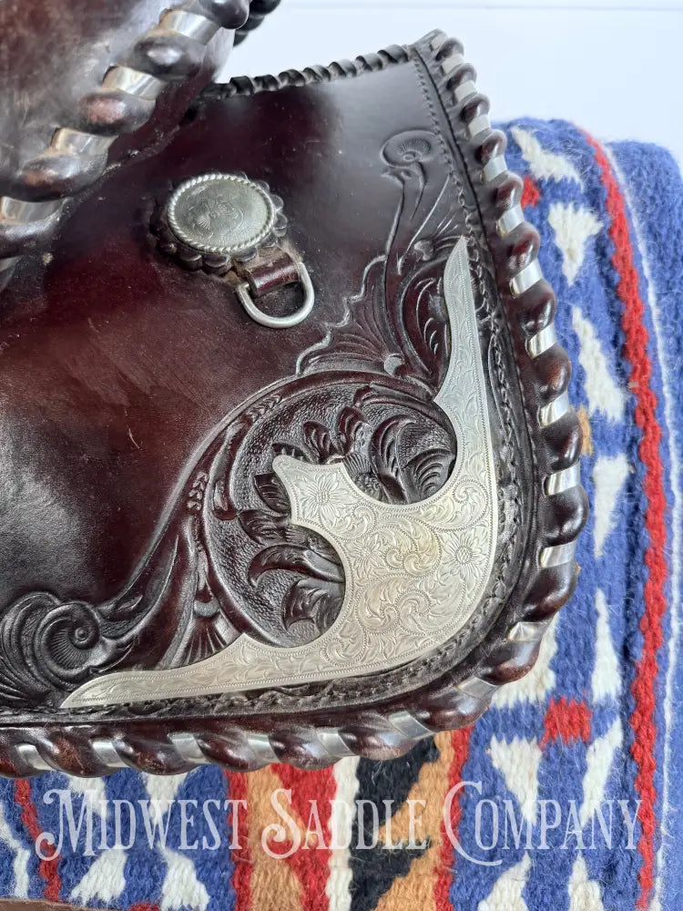 15” Circle Y Equitation Western Show Saddle Wide Fit Western Saddle