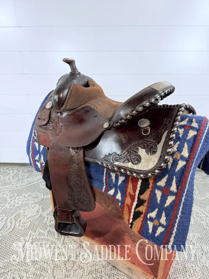 15” Circle Y Equitation Western Show Saddle Wide Fit Western Saddle