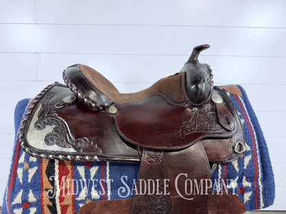 15” Circle Y Equitation Western Show Saddle Wide Fit Western Saddle