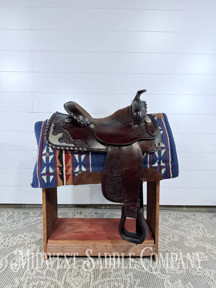 15” Circle Y Equitation Western Show Saddle Wide Fit Western Saddle