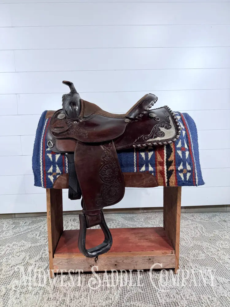 15” Circle Y Equitation Western Show Saddle Wide Fit Western Saddle