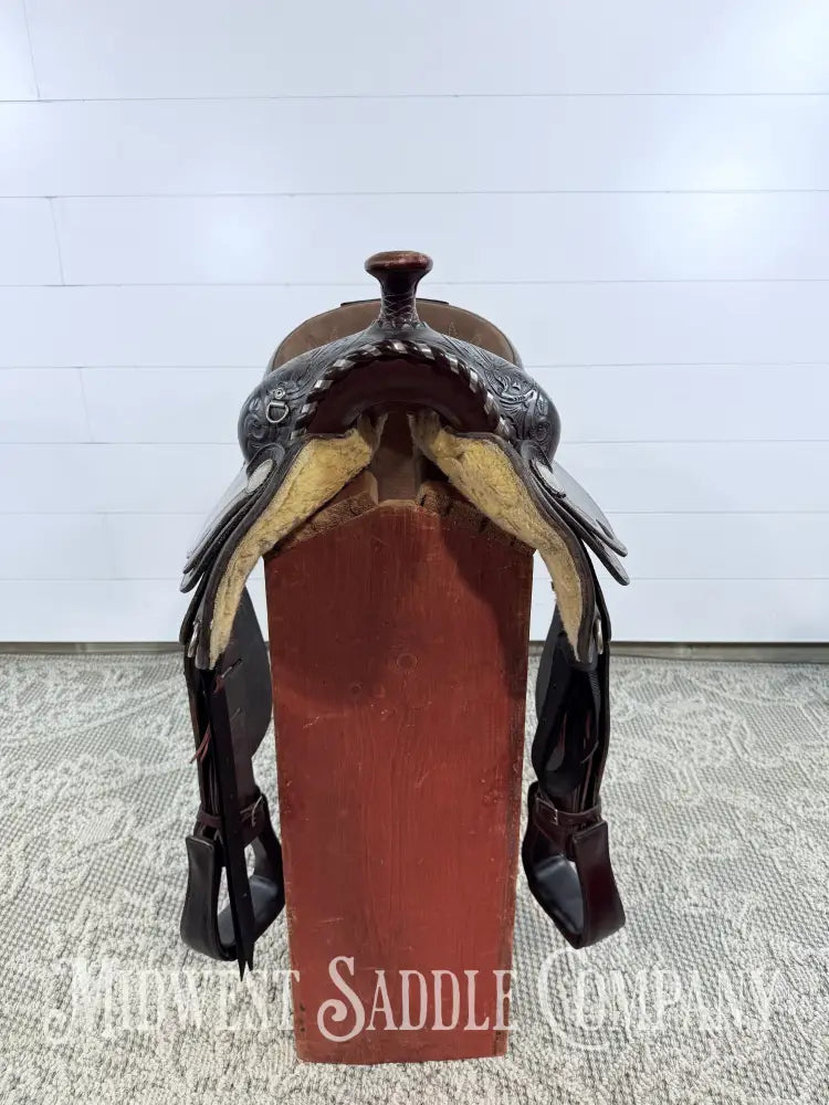 15” Circle Y Equitation Western Show Saddle Wide Fit Western Saddle