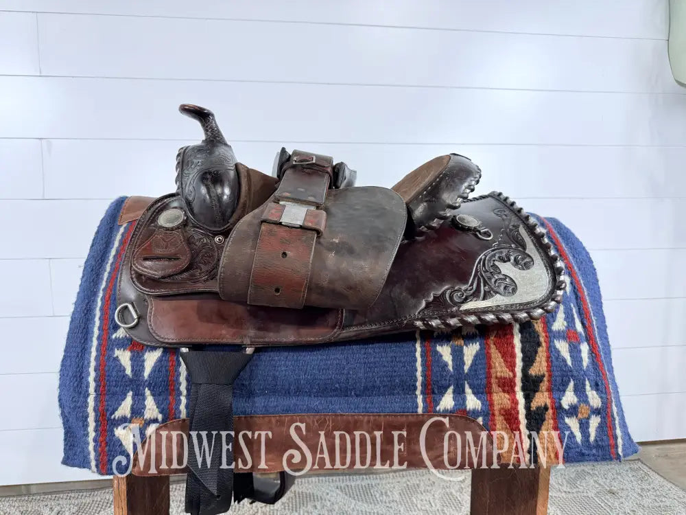 15” Circle Y Equitation Western Show Saddle Wide Fit Western Saddle